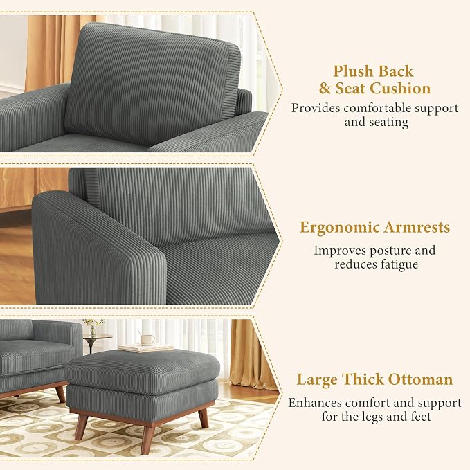 Vesgantti 38.5" Accent Chair - Image 3