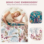 LUTBM Boho Throw Blanket for Couch Sofa Chair Cotton Summer Blankets for - Image 3