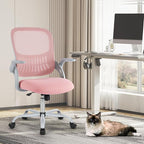 Sweetcrispy Home Office Computer Desk Chair, Ergonomic Mid-Back Mesh Rolling - Image 7