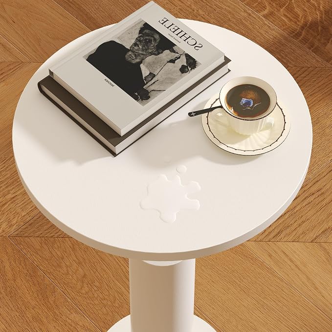 LAATOOREE Small Round Side Tables Set of 2, Drink Tables, Accent Coffee Tables - Image 7