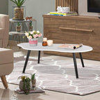Small Coffee Table Cloud Shaped Irregular Center Table - Image 5