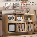 LELELINKY Large 48'' Record Player Stand - Image 4