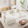 mikibama Modular Sectional Sofa, 111.5 Inch L Shaped Couch Set by Mikibama