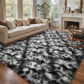 6x9 Ft Large Shag Rugs for Living Room Decor, Tie-Dyed Ultra Soft Fluffy Furry by Cuzwlovita