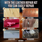 Leather Repair Kit for Furniture, Car Seats and Purse. Vinyl Repair Kit. Super - Image 2