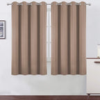 Cappuccino Thermal Blackout Curtains/52 x 54 Inch/Set of 2 Panels Room by Lemomo