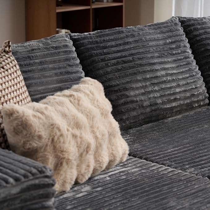 ovios 104" Cloud Boneless Couch - Image 9