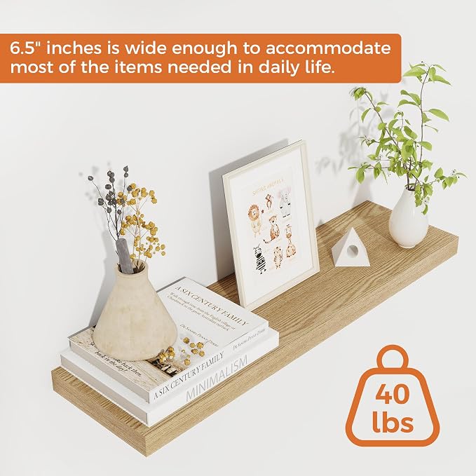 Fun Memories Floating Shelves for Wall, Floating Shelf for Living Room - Image 5