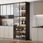 Mekminop Display Cabinet with Glass Doors and Storage Shelve, Modern Display by Mekminop