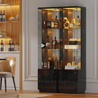 HNEBC Corner Glass Display Cabinet - Image 9