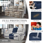 100% Waterproof Sectional Recliner Couch Covers - Image 6