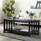 ChooChoo Mission Coffee Table, 40 Black - Image 7