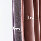 MIULEE Velvet Curtains 52x72 inches 2 Panels Dusty Rose Pink Curtains | Luxury - Image 6