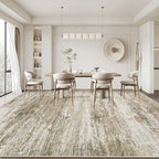 Washable Rug 8x10 Area Rugs for Living Room: Large Neutral Soft Rug Abstract - Image 7