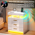 HNEBC LED Night Stand, Nightstand - Image 4