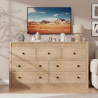 GarveeHome 7 Drawer Dresser for Bedroom, Modern Long Storage Dresser Organizer - Image 7