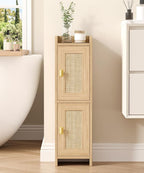 Akxomel Rattan Small Bathroom Cabinet by Akxomel