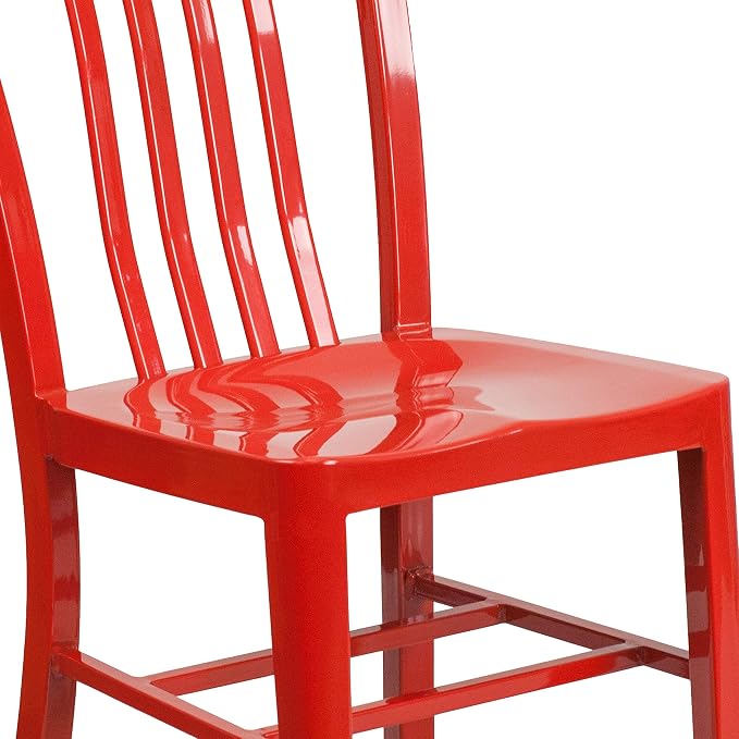 Flash Furniture Gael Indoor/Outdoor Modern Metal Dining Chairs, - Image 8