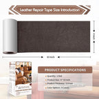 KING MOUNTAIN Leather Repair Patch, 4 x 63 Inches self Adhesive Leather Repair - Image 4