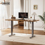 Veken 55 Inch Large Electric Standing Desk, Heights Adjustable, Sit to Stand Up - Image 2