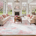 Aelenmu 10x14 Area Rugs for Living Room Washable Dining Room Pink | Modern by Aelenmu