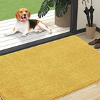 OLANLY Dog Door Mat for Muddy Paws 47x32, Super Absorbent Chenille Mud Mat | by OLANLY
