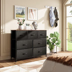 WLIVE 7 Drawer Dresser TV Stand, Entertainment Center, Media Console Table - Image 9