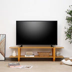 Bamboo TV Stand for TVs up to 65", Accent Entertainment Center - Image 3