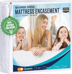 Utopia Bedding Queen Mattress Protector Zippered, 100% Waterproof Bed Bug and by UTOPIABEDDING