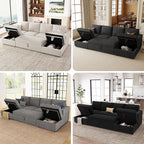 Belffin Modular Sectional Sleeper Sofa Bed - Image 7