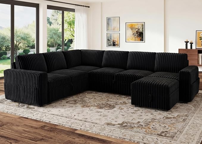 HONBAY Modular Sectional Sleeper Sofa - Image 8
