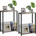 Homleke Narrow Side Tables Set of 2 by Homleke