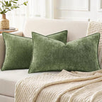 decorUhome Summer Couch Throw Pillow Covers 12x20 Set of 2, Decorative Soft by decorUhome