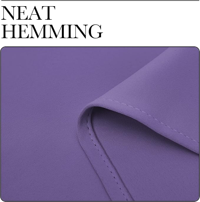 NICETOWN Lilac Purple Blackout Curtains 102" Long, 2 Pieces - Image 7