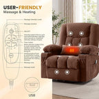 Swivel Recliner Chair for Adults - Image 4