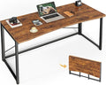 Huuger Folding Desk for Small Spaces, 47.2 Inch Foldable Computer Table by Huuger