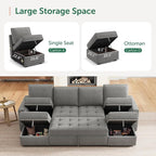 HONBAY Modular Sectional Sleeper Sofa - Image 3