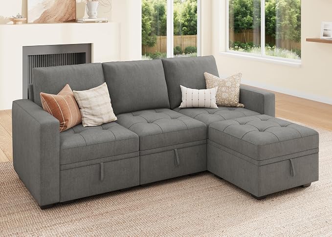 HONBAY Modular Sectional Couch L Shaped Sofa by HONBAY