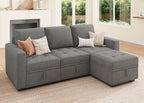 HONBAY Modular Sectional Couch L Shaped Sofa by HONBAY