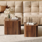 Nesting Coffee Table Set of 2, Modern Coffee Table and End Table Sets, Small - Image 8