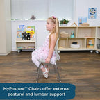 Children’s Factory MyPosture Plus 12" Chair, 2 Pack, Stackable Ergonomic - Image 3