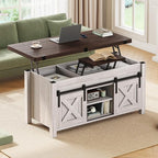 SEDETA Lift Top Coffee Table, 4 in 1 Multi-Function Convertible Coffee Tables - Image 6