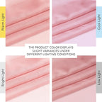 NICETOWN Voile Sheer Baby Pink Curtains - Image 7