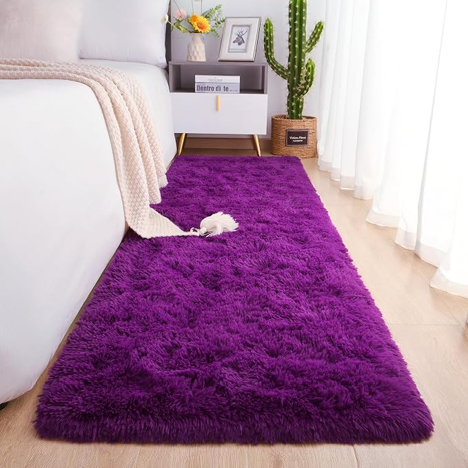 Chicrug Soft Runner Rugs for Bedroom Living Room Plush Fluffy Rug 2x6 | Shag by ChicrugHomeDecor