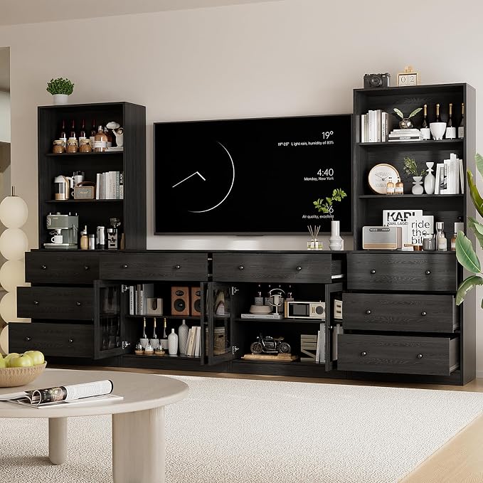 TUSY 71" Large TV Stand Set - Image 3