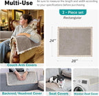 Couch Arm Covers, Couch Covers, Non-Slip Lace Armrest Covers, Headrest/Backrest - Image 3