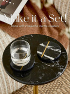 Adjustable-Height Marble Drink Table - Image 6