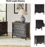 HULALA HOME Solid Wood End Table - Image 5
