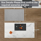 3x5 ft Area Rug Entryway Runner Kitchen Rugs Non Slip Washable Gray | Boho - Image 2