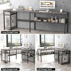 Unikito Reversible L Shaped Desk - Image 7